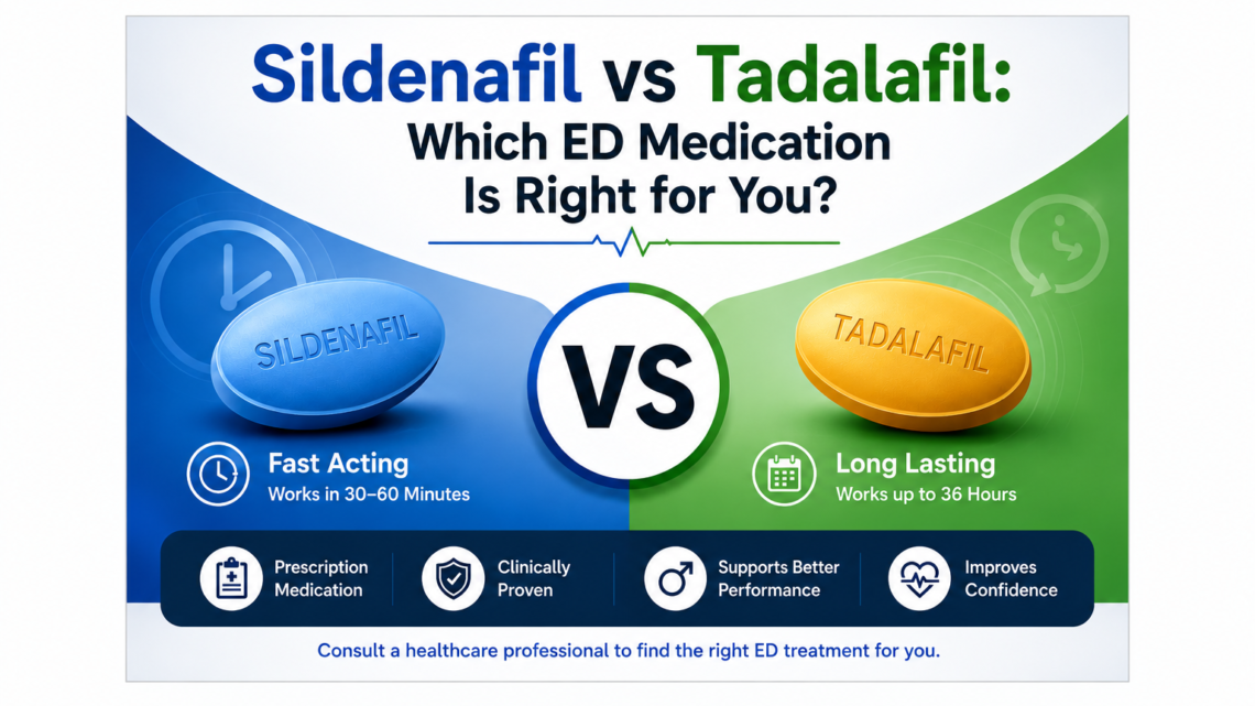 Sildenafil vs Tadalafil