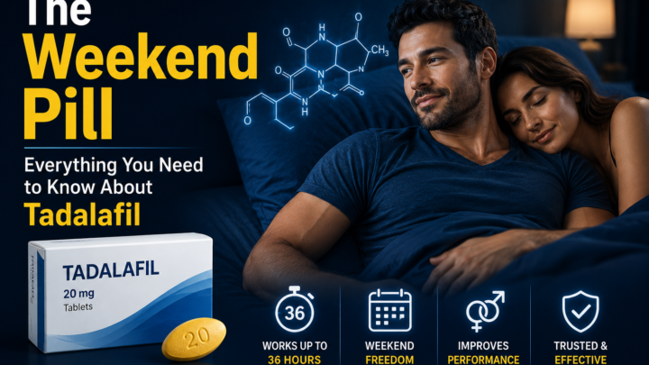 Man smiling confidently outdoors representing men's sexual health and the Weekend Pill Tadalafil